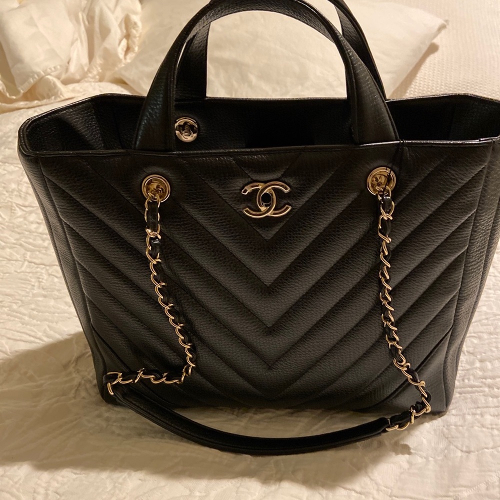Brand new Chanel chevron tote